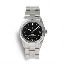 <img class='new_mark_img1' src='https://img.shop-pro.jp/img/new/icons15.gif' style='border:none;display:inline;margin:0px;padding:0px;width:auto;' />Naval Watch Produced By LOWERCASE FRXF001 Sweep Second Sec.hands Boys Oyster S/S 3 links Metal band