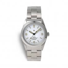 <img class='new_mark_img1' src='https://img.shop-pro.jp/img/new/icons15.gif' style='border:none;display:inline;margin:0px;padding:0px;width:auto;' />Naval Watch Produced By LOWERCASE FRXF003 Sweep Second Sec.hands Boys Oyster S/S 3 links Metal band