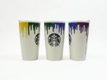 Starbucks Band of Outsiders Double Wall Ceramic Traveler - Rainbow, 12 fl oz
