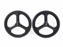 CR Carbon Tri-spoke wheel SINGLE SPEED 20inch.-451model- for FLAT1