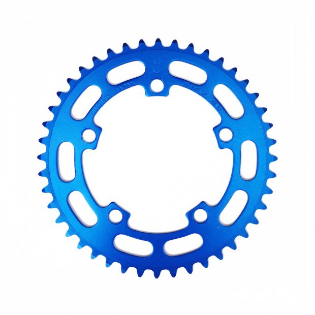 SUGINO / BMX CHAINRING PCD110 1/8(厚歯) 44T BLUE “VINTAGE PARTS