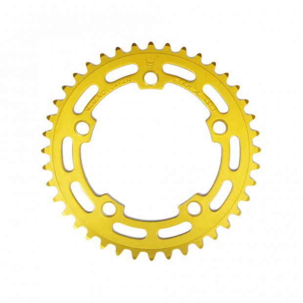 SUGINO / BMX CHAINRING PCD110 1/8(厚歯) 40T GOLD “VINTAGE PARTS 
