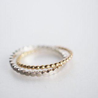 <img class='new_mark_img1' src='https://img.shop-pro.jp/img/new/icons1.gif' style='border:none;display:inline;margin:0px;padding:0px;width:auto;' />Perch&#233;? / crossing silver marumaru ring 1 (K18・SV)