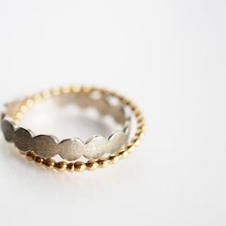 <img class='new_mark_img1' src='https://img.shop-pro.jp/img/new/icons1.gif' style='border:none;display:inline;margin:0px;padding:0px;width:auto;' />Perch&#233;? / crossing silver marumaru ring 3 (K18SV)