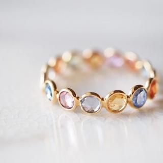 <img class='new_mark_img1' src='https://img.shop-pro.jp/img/new/icons1.gif' style='border:none;display:inline;margin:0px;padding:0px;width:auto;' />Perch&#233;? / full eternity ring 3 (K18sapphire)