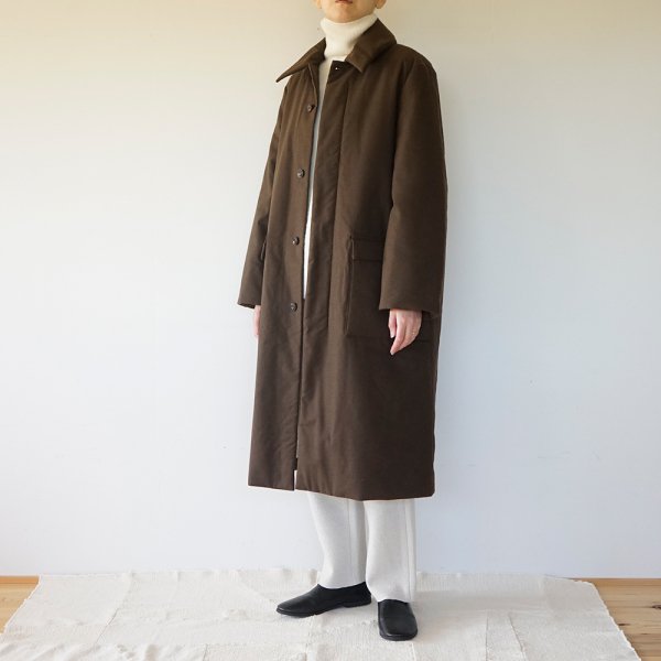 ボタンは水牛ボタン【THE HINOKI】OGcotton wool padding coat