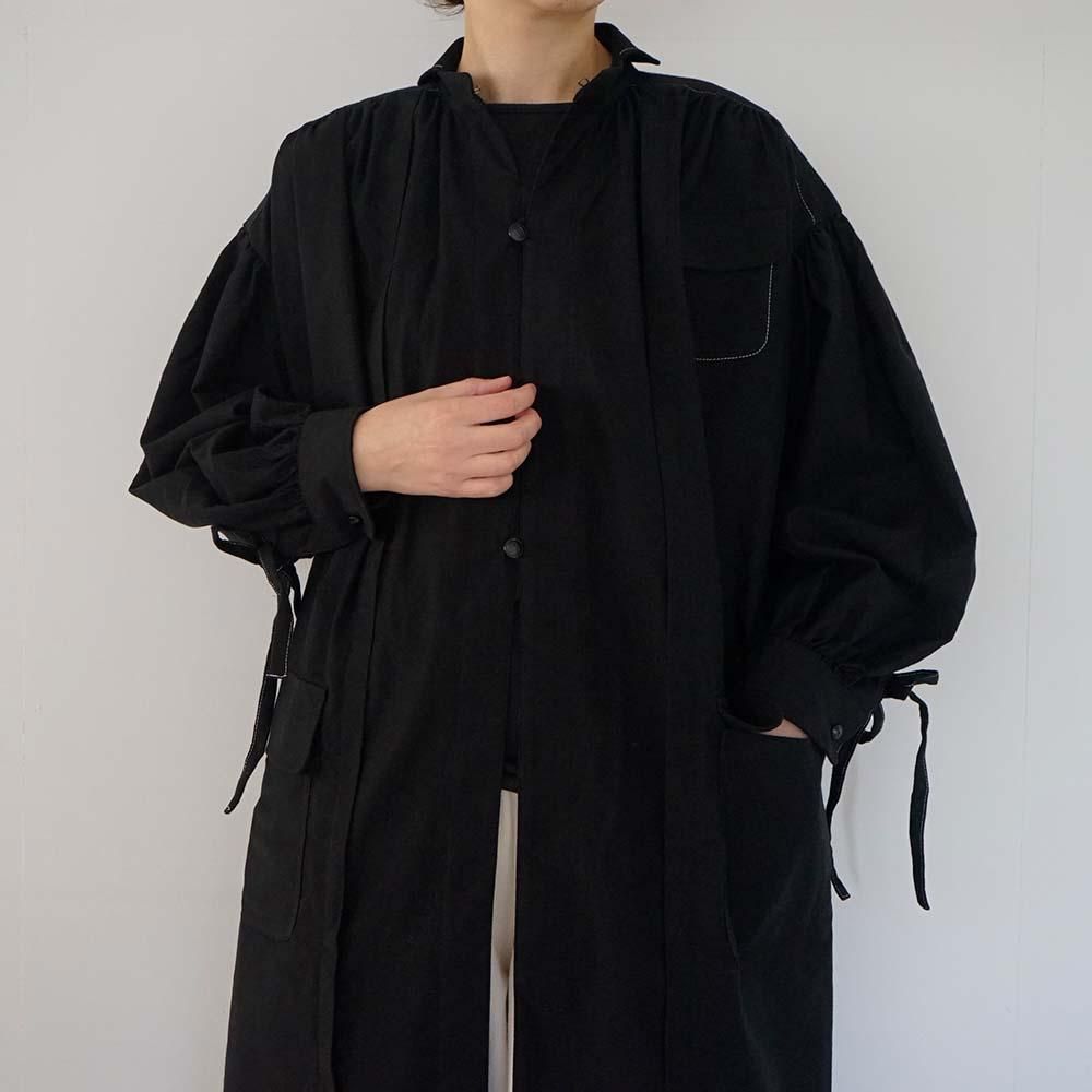 Ǥ˴ belted sleeve biaude<br>black<br>