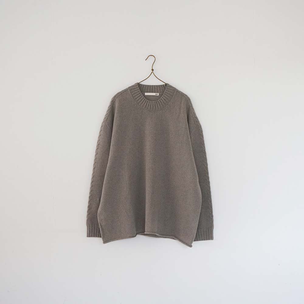 renew-wool pullover<br>mocha<br>