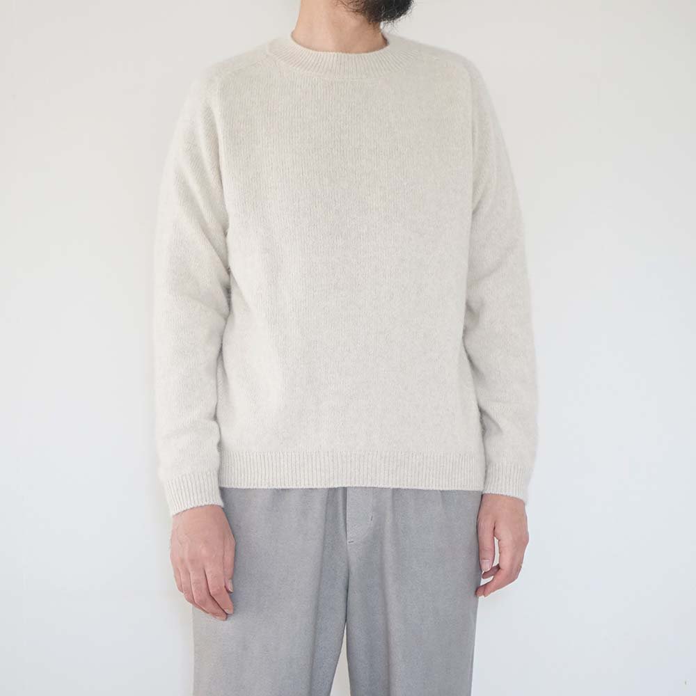 wool fox pullover<br>ivory<br>