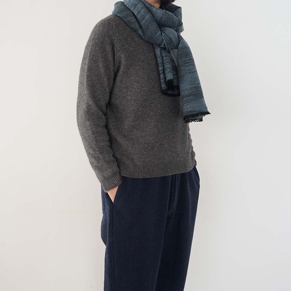wool fox pullover<br>charcoal<br>