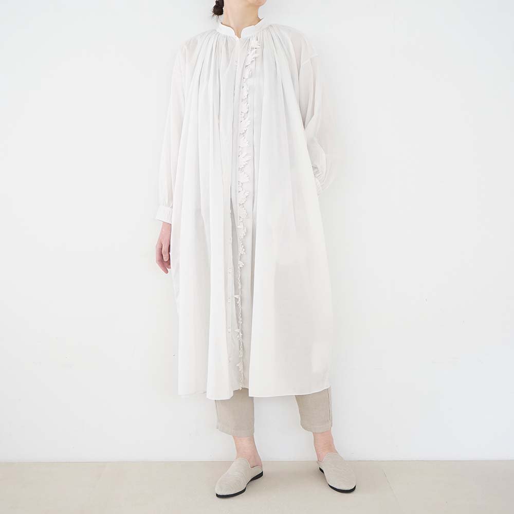 EMBROIDERY LACE ONEPIECE/duet<br>ASH WHITE<br>
