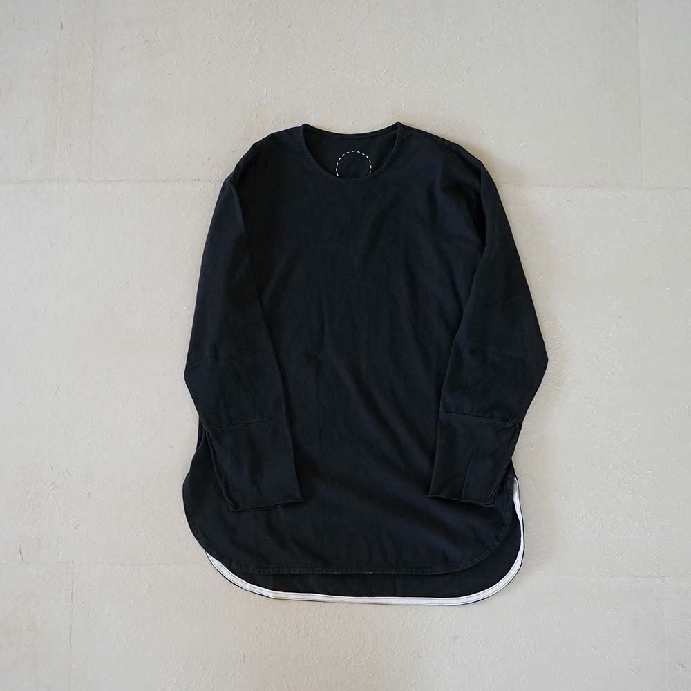 Organic cotton Long Sleeve t-shirt<br>Black<br>