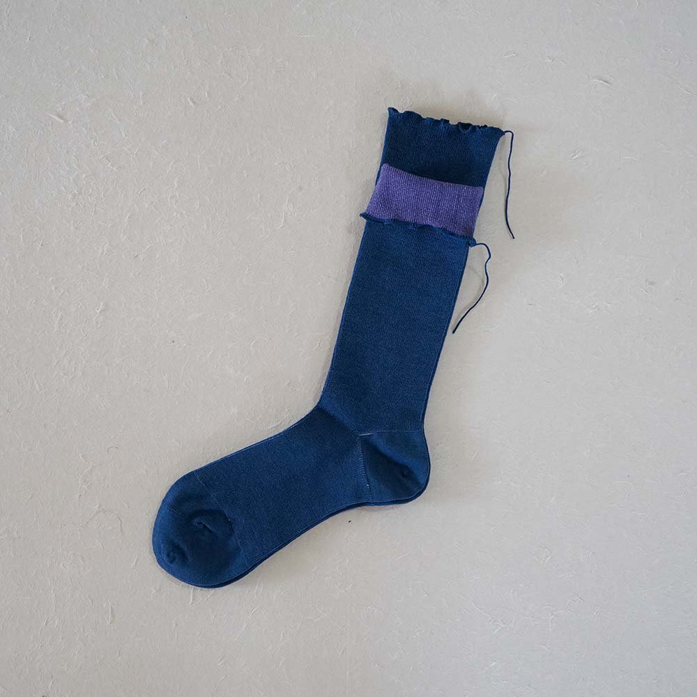too medical wool socks<br>top blue(light purple)<br>