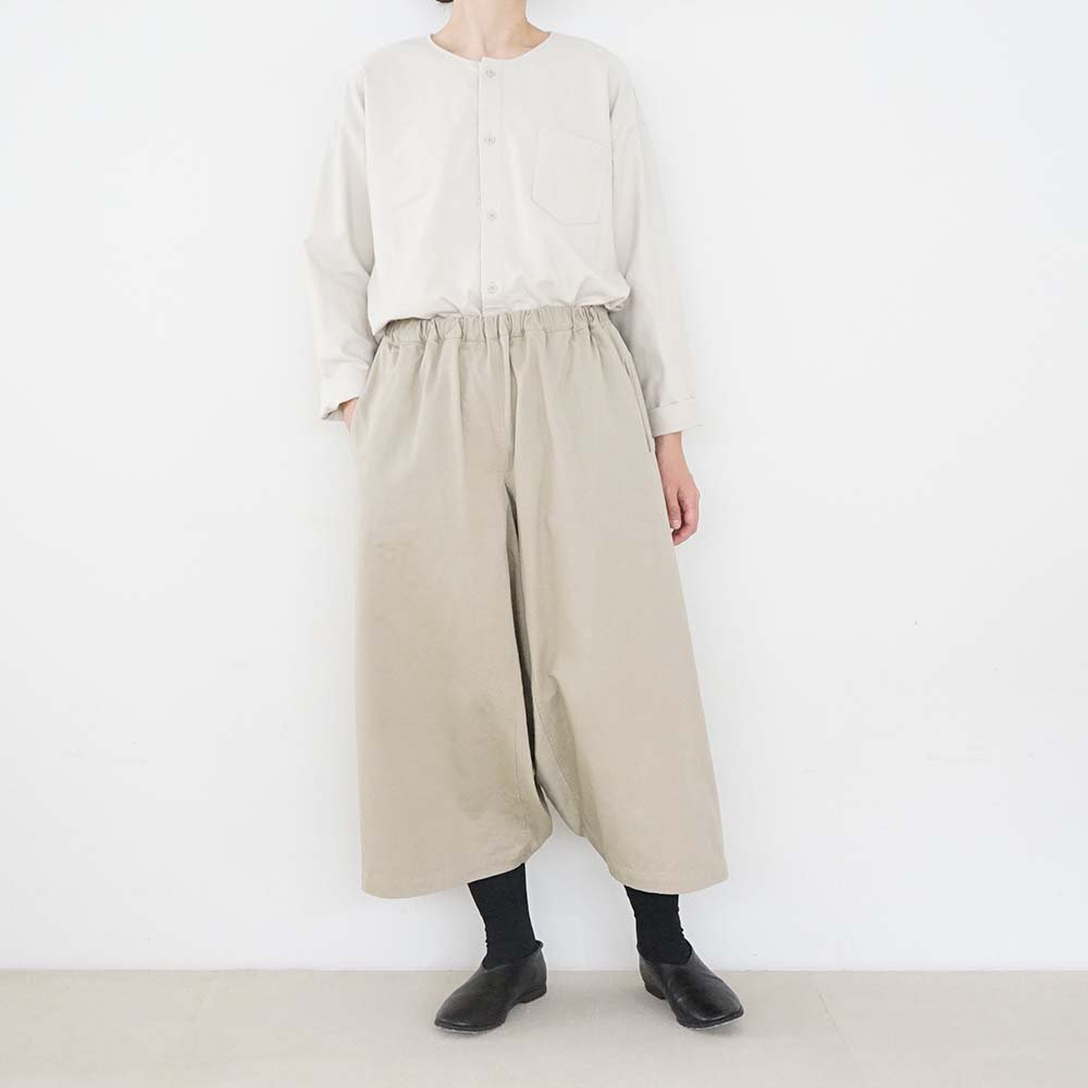 CHINO CLOTH SARUEL PANTS<br>KHAKI<br>