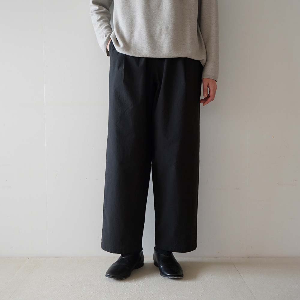 cotton wide pants<br>sumi<br>