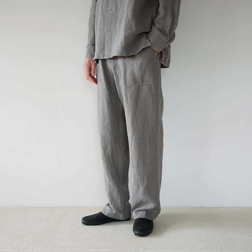 wide pants<br>gray<br>