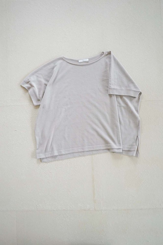 ice cotton wide pullover<br>light gray<br>