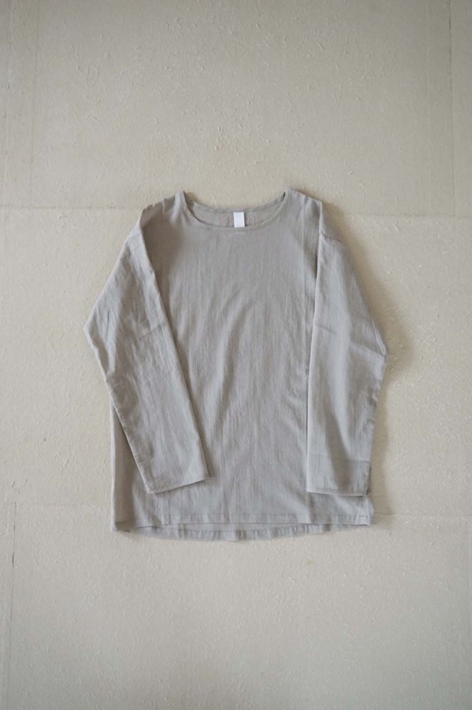 Simple blouse<br>Gray<br>