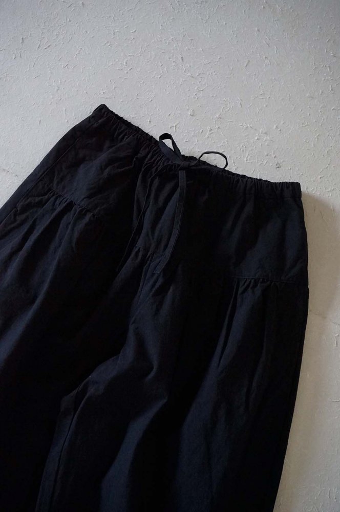 COTTON KLIMT PANTS<br>BLACK<br>