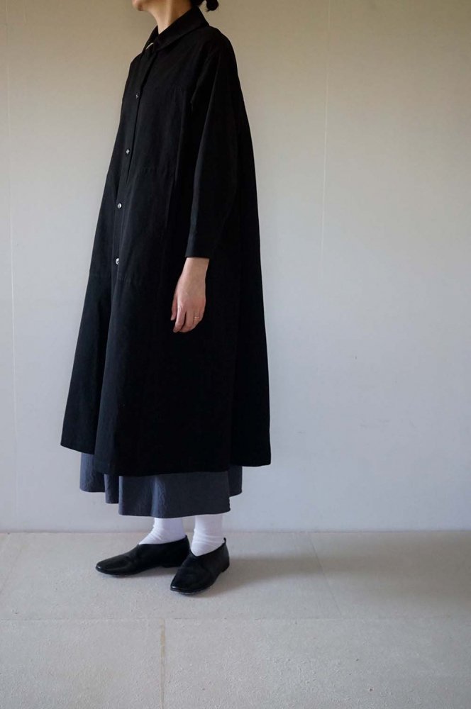 Girard Cotton Coat<br>BLACK<br>