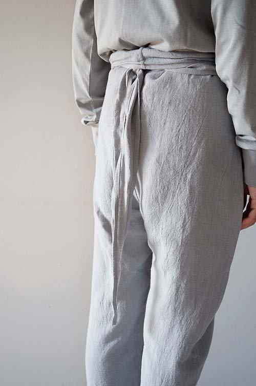 【WONDER WONDER】Cosmic Raw Denim Linen Banding Pants WONDER WONDER】Cosmic Raw Denim Linen Banding Pants Men's