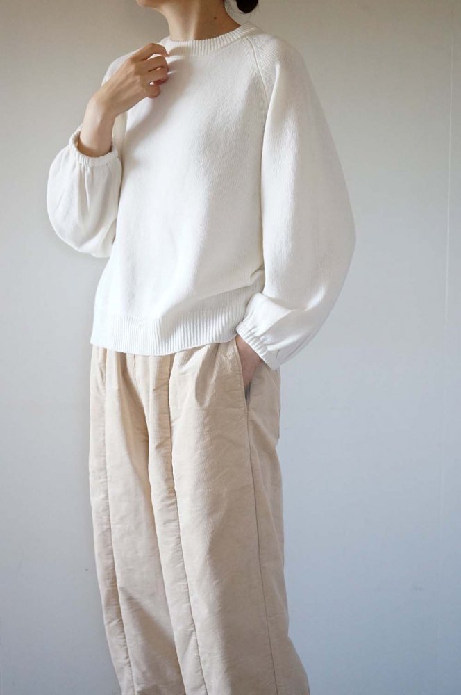 ORDINARY KNIT PULLOVER<br>SNOW WHITE<br>