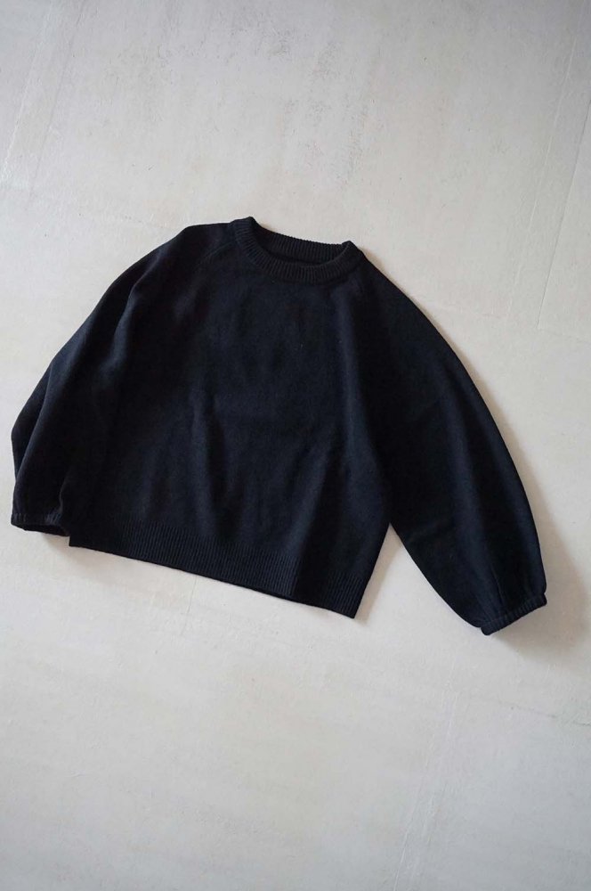 ORDINARY KNIT PULLOVER<br>BLACK<br>