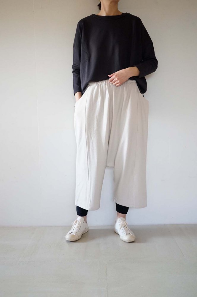 wool sarrouel pants<br>ecru<br>