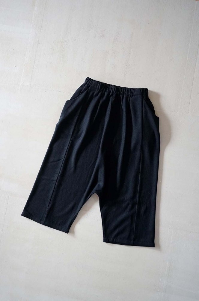 wool sarrouel pants<br>black<br>