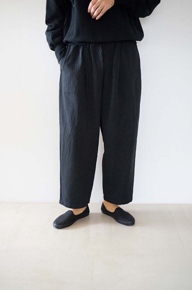 KATSURAGI TWILL KUNG FU PANTS<br>VINTAGE BLACK<br>