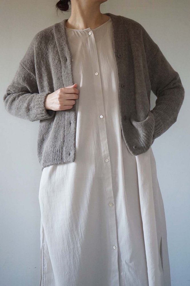 alpaca lily cardigan<br>mocha<br>