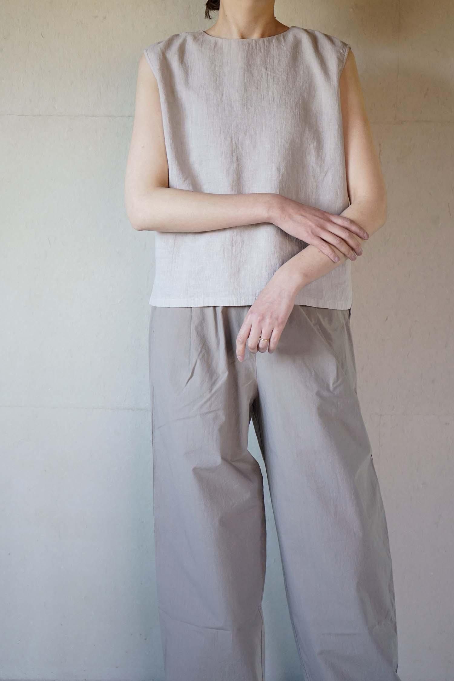 water linen sleeveless<br>sea shell<br>