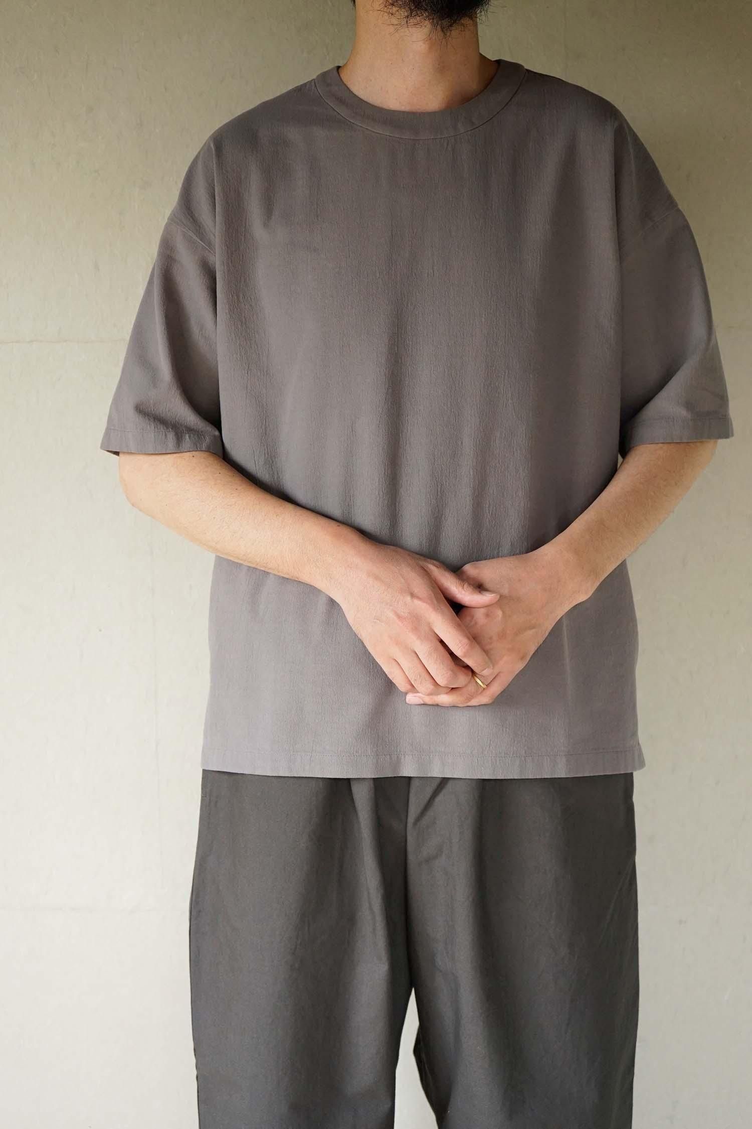cotton half sleeve pullover<br>otter gray<br>