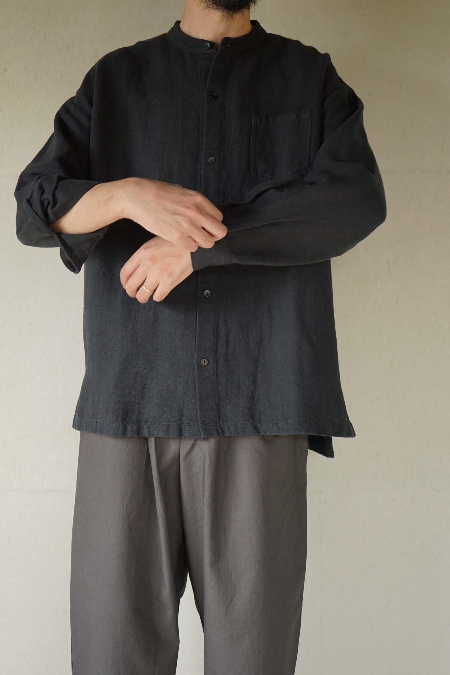 band collar shirt<br>sumi<br>
