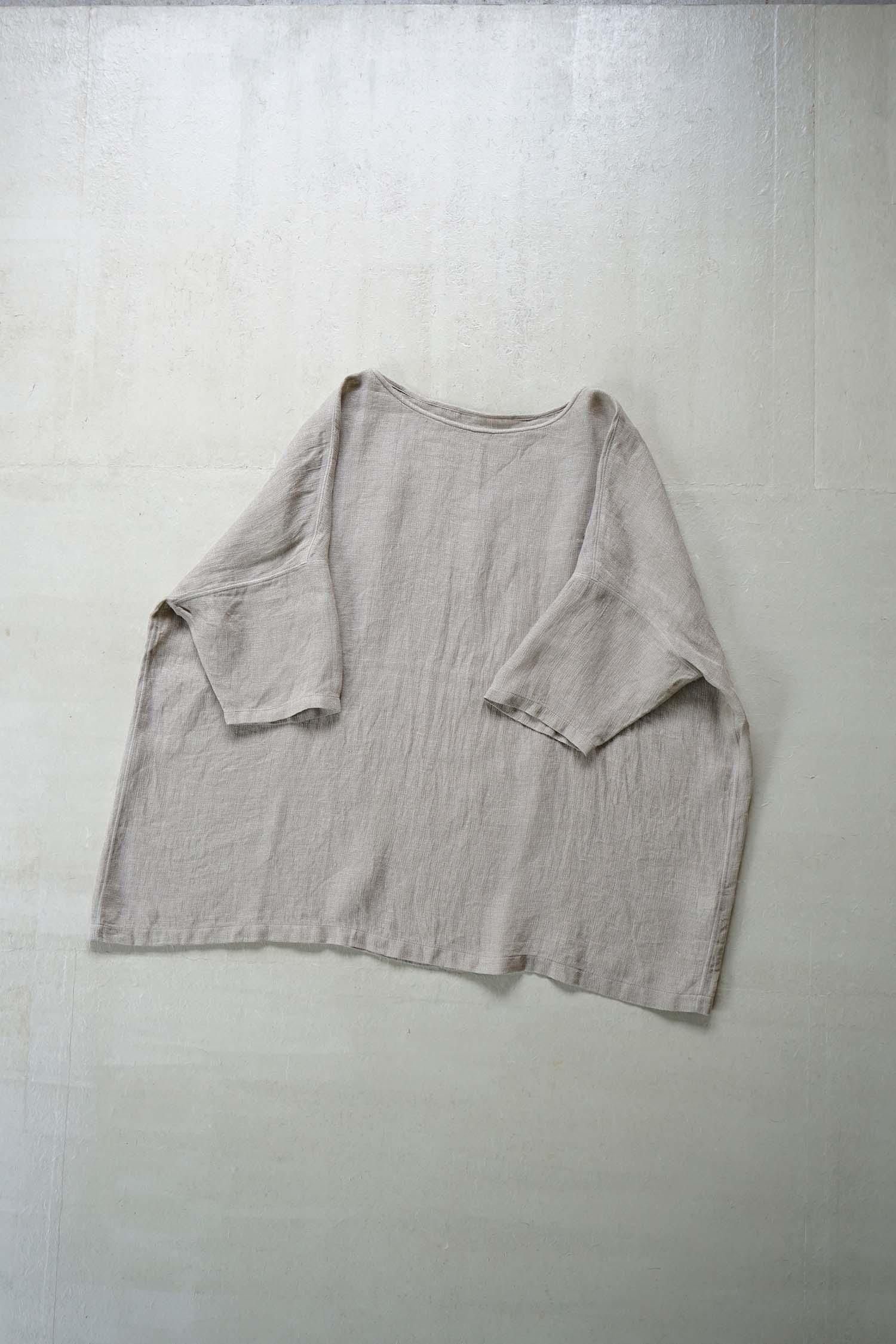 linen pullover<br>amber<br>