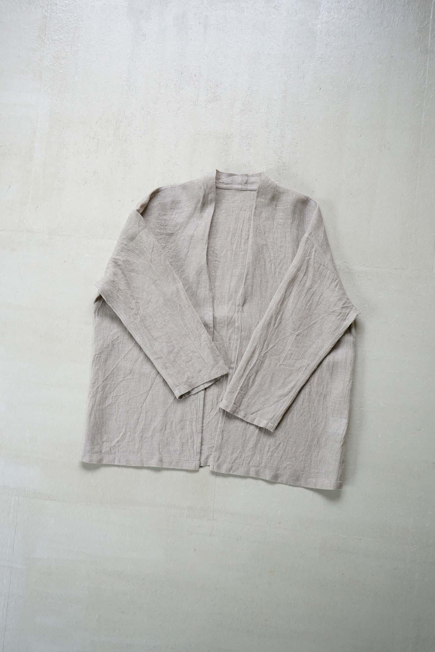 linen cardigan<br>amber<br>