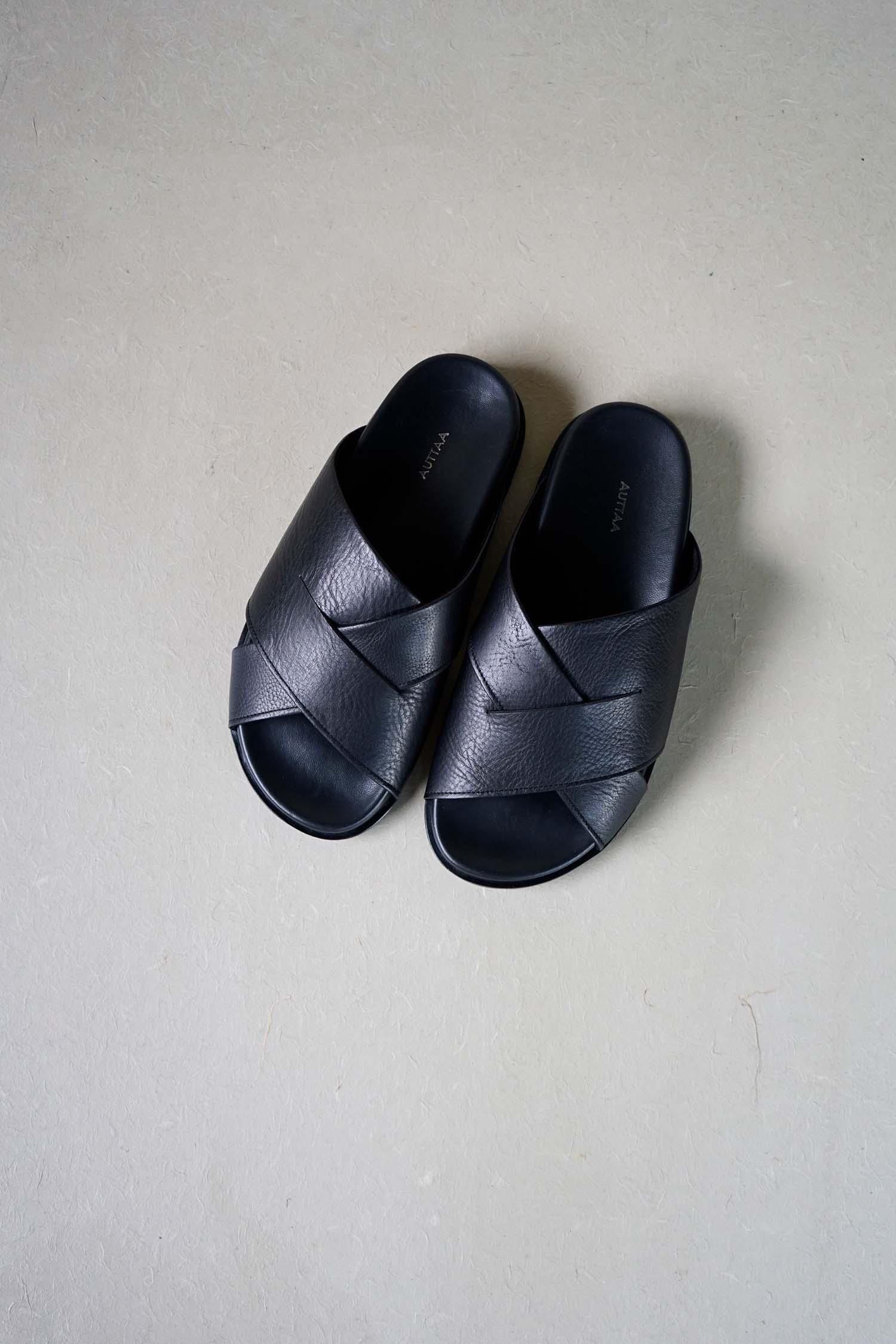 Strap In sandals<br>BLACK<br>