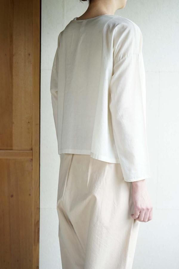 新品◯Yoli◯ヨリ◯simple wide blouse◯ivory Yoli / Simple wide blouse | archipelago