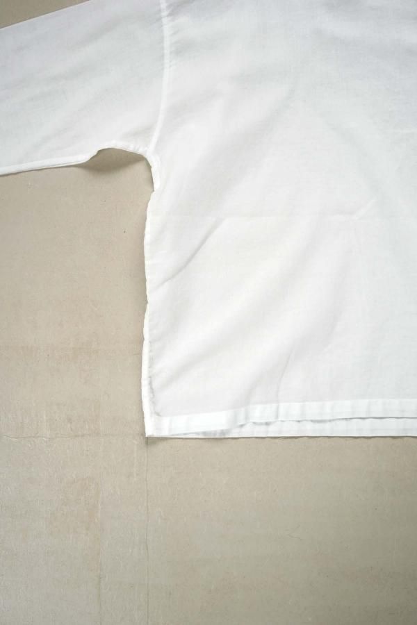 yoli◯simple wide blouse White Yoli / Simple wide blouse | archipelago
