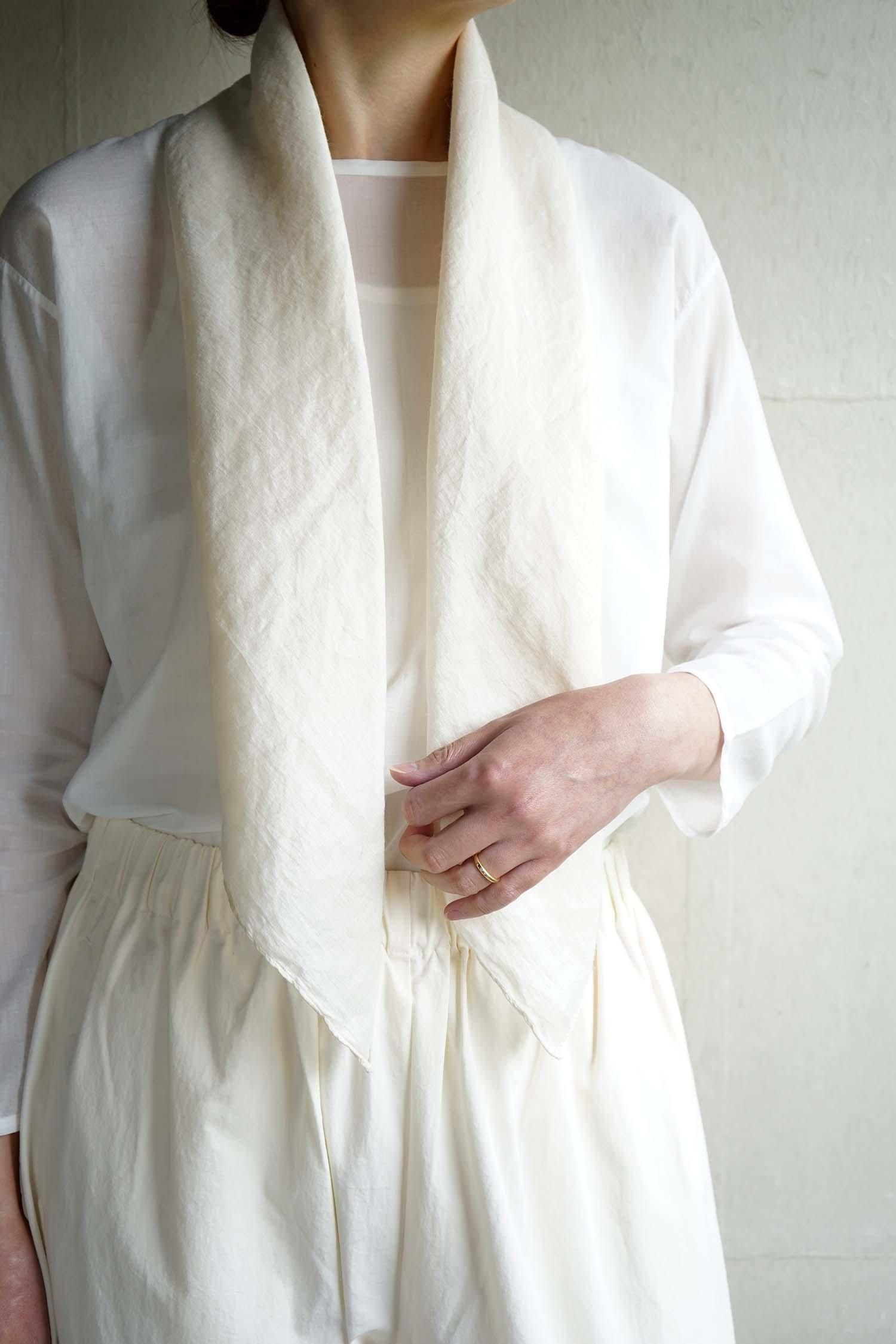 <span style="color:#FF0000">[ͽ]</span><br>Cotton ramie scarf<br>Beige<br>