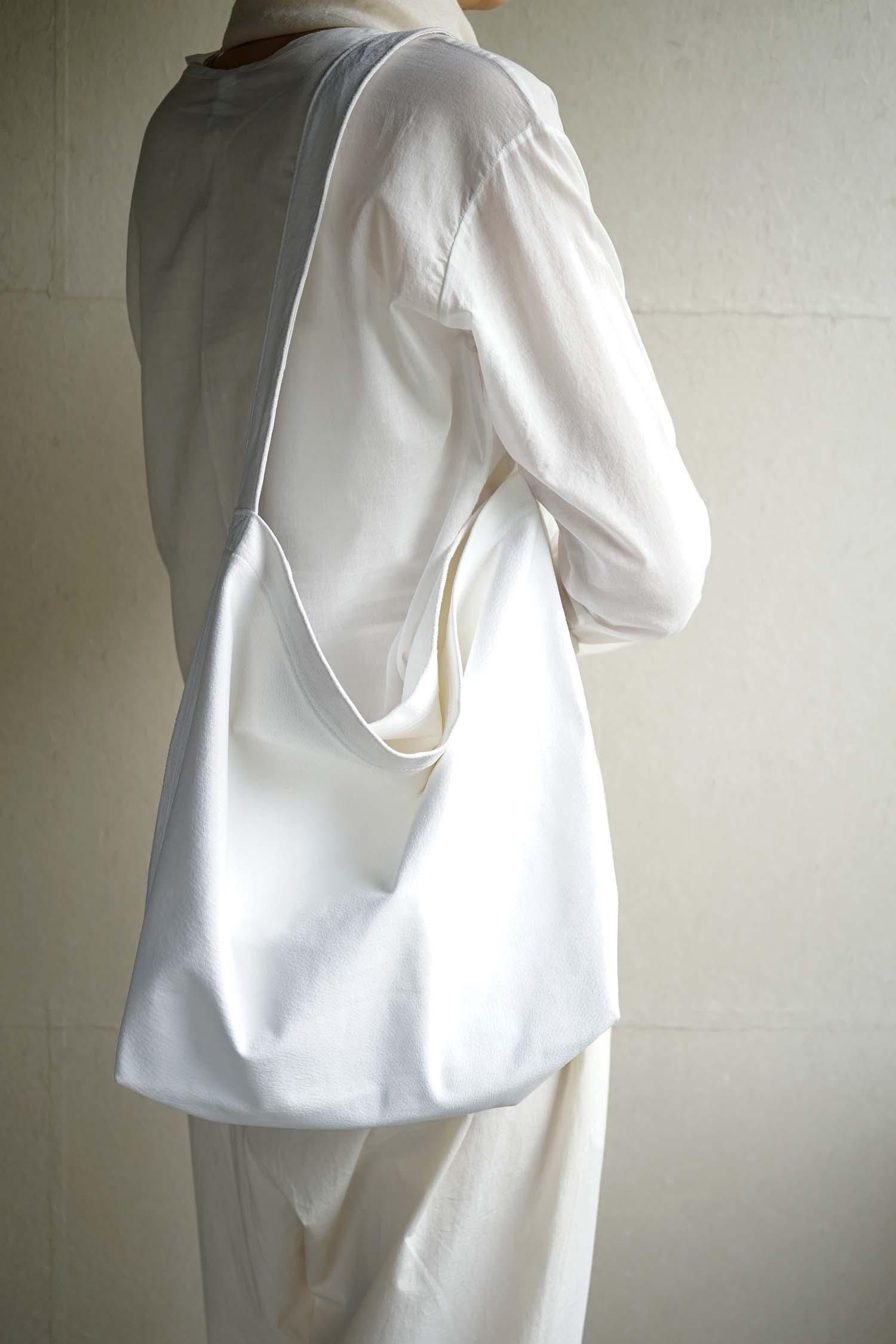 Leather bag L<br>White<br>
