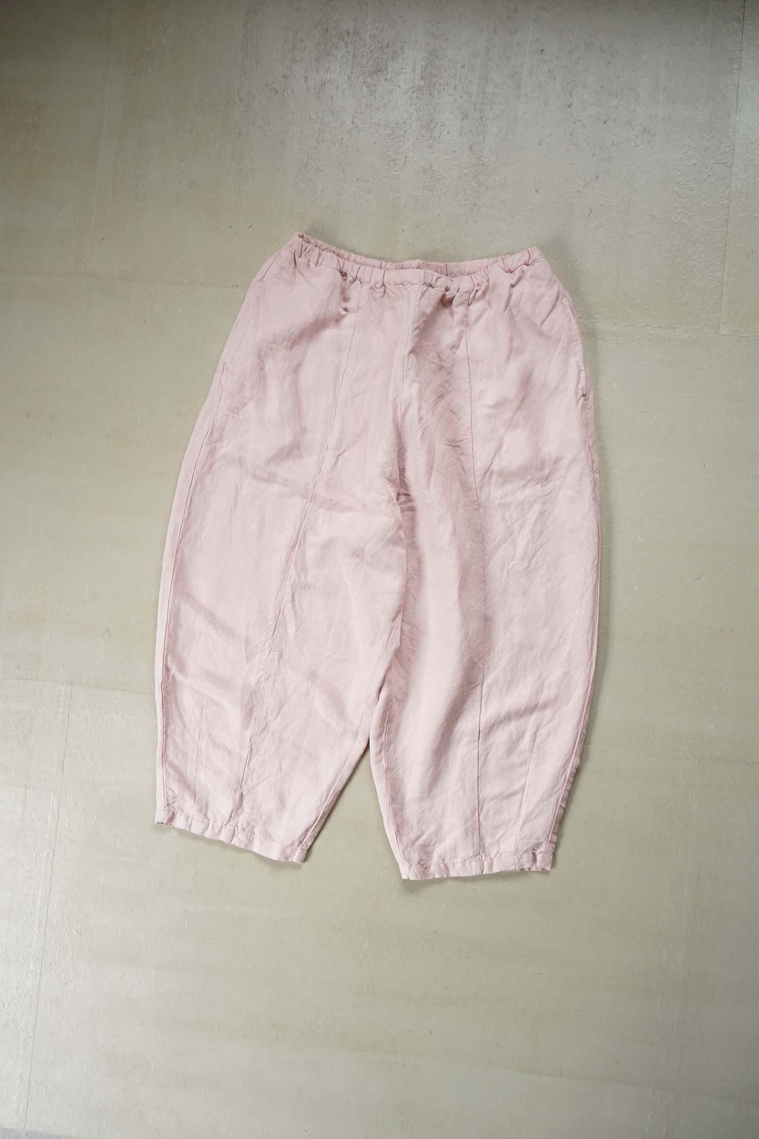 LINEN VISCOSE CHARLIE PANTS<br>LIGHT PINK<br>