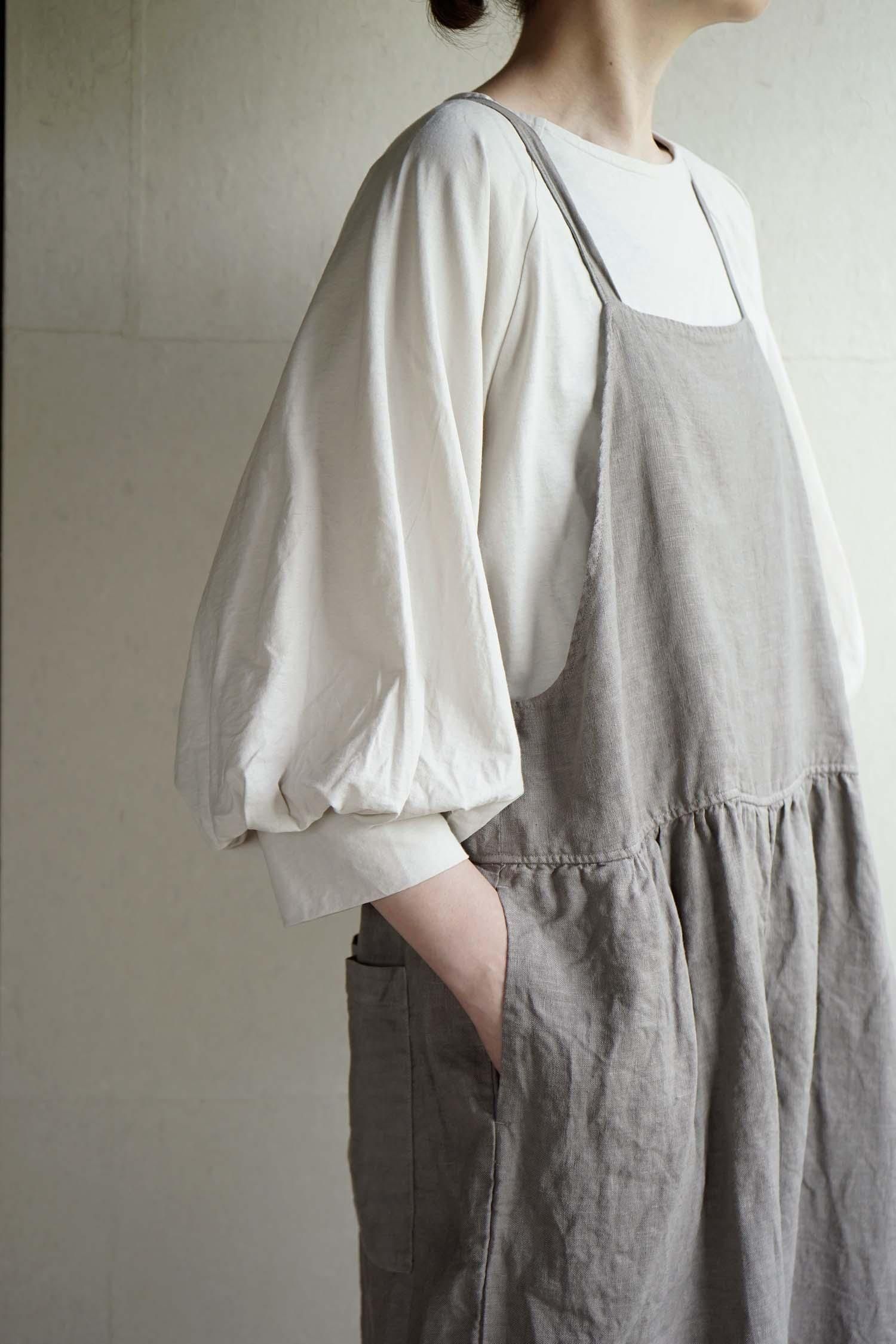 ANTIQUE SLEEVE CURIOUS PULL OVER<br>GREIGE<br>