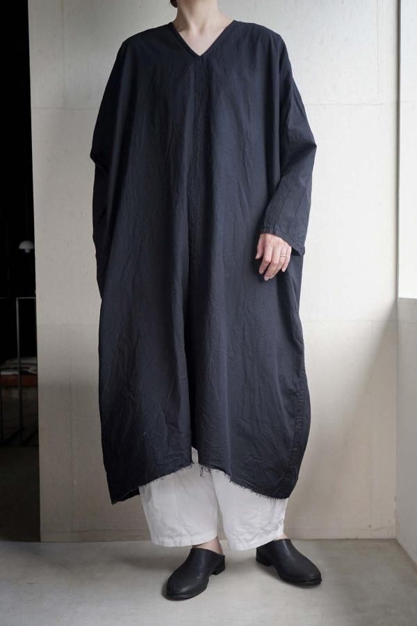 homspun ライトオンスシャンブレー プルオーバーワンピース