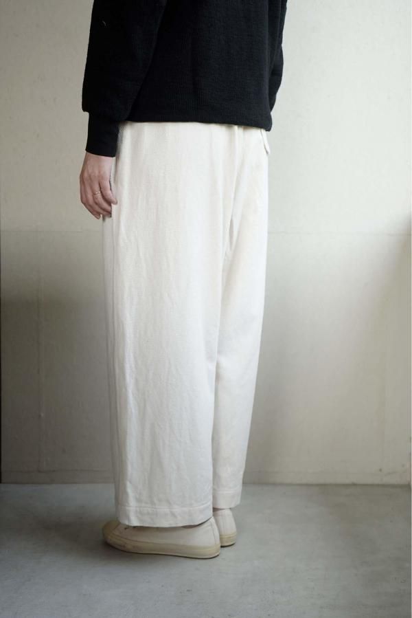 ゴーシュ コットンドビー ワイドパンツ
