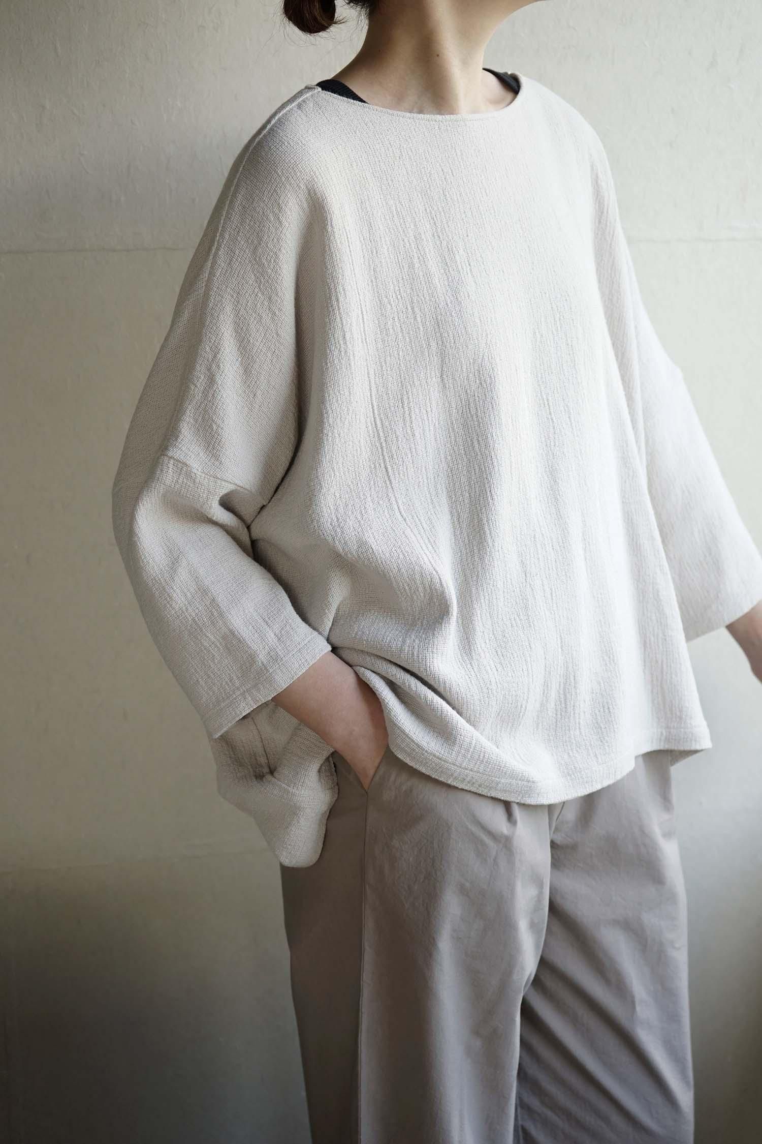 linen cotton pullover<br>grege<br>