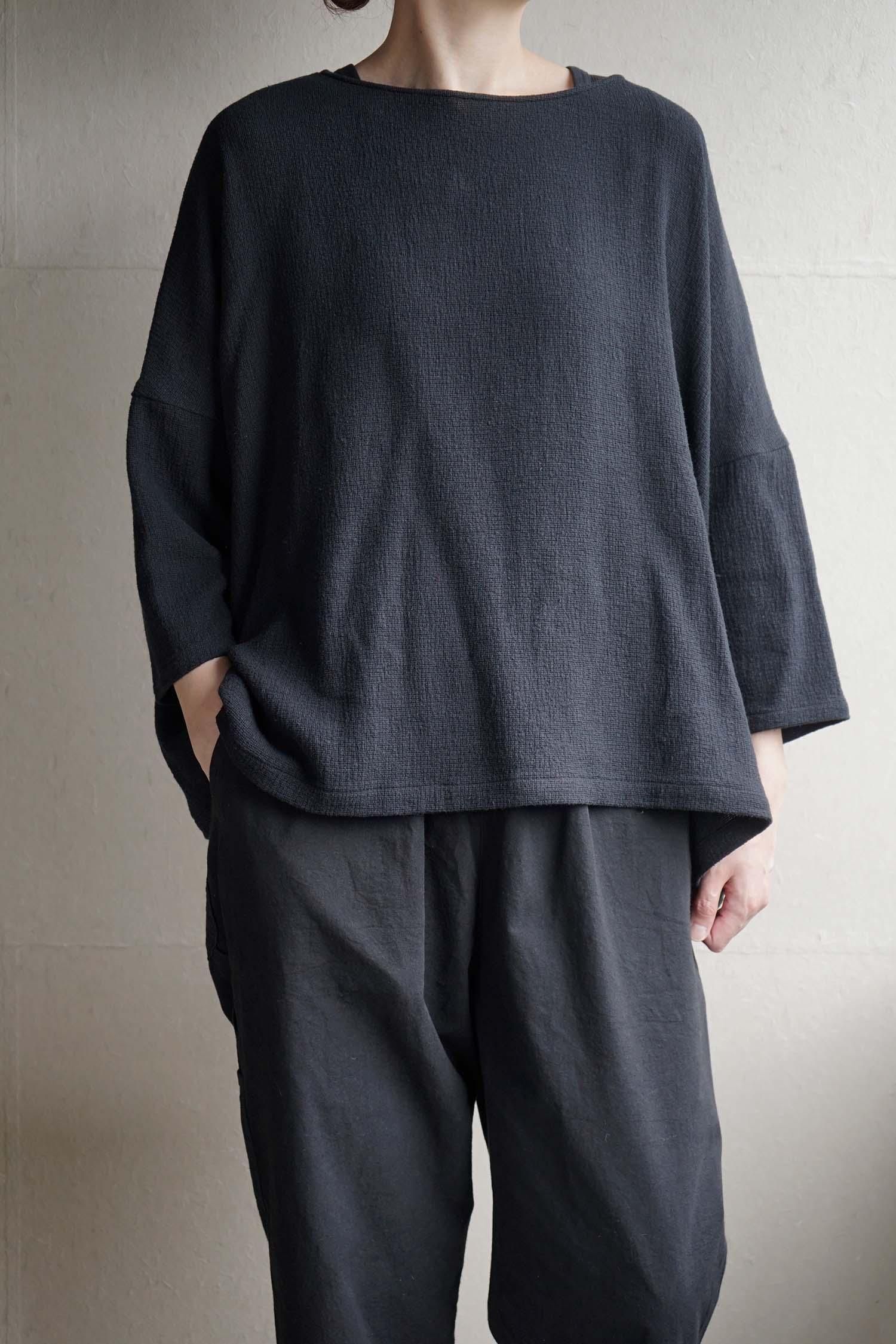 linen cotton pullover<br>sumi<br>