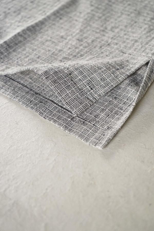 evam eva cotton linen check pullover