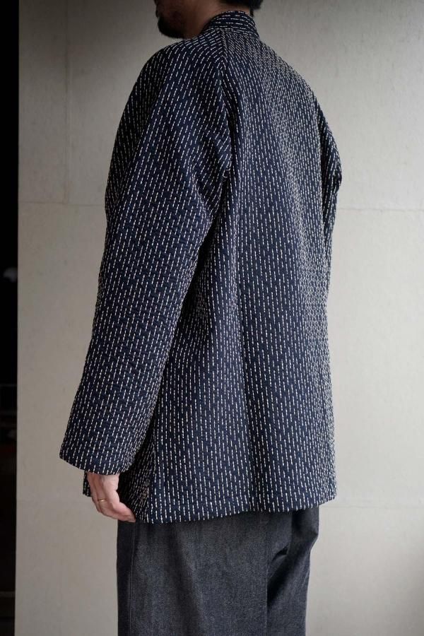 mittan 中わた刺し子織ジャケット 中綿 MITTAN | 中わた刺し子織ジャケット - c a b i n e t