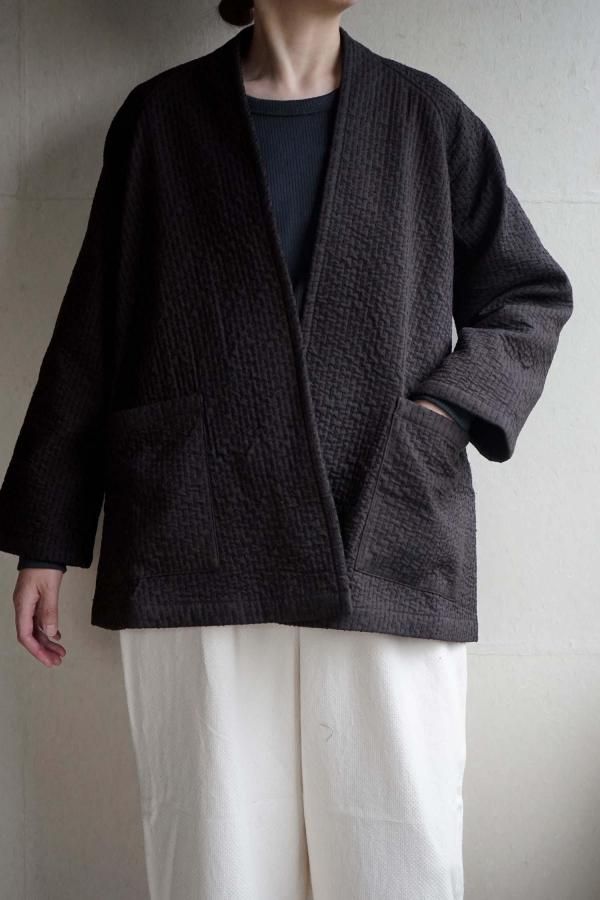 MITTAN 中わた刺し子織ジャケット2